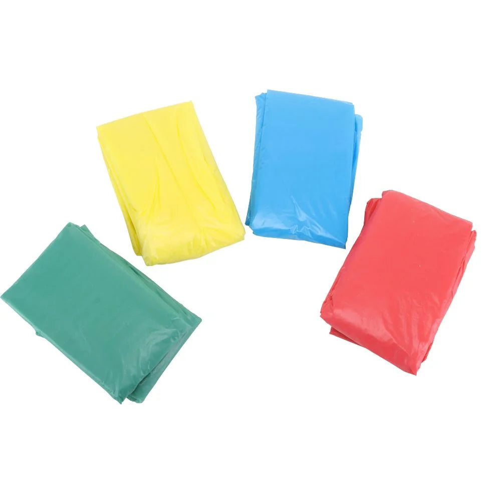 Kids Reusable Rain Poncho (Assorted Colours)
