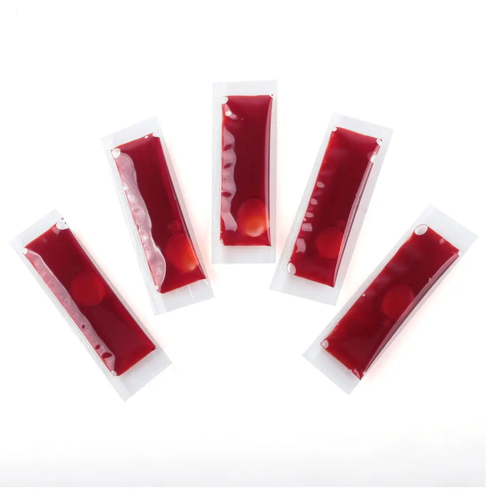 Fake Blood 5pcs 37.5ml Disposable Packs Halloween