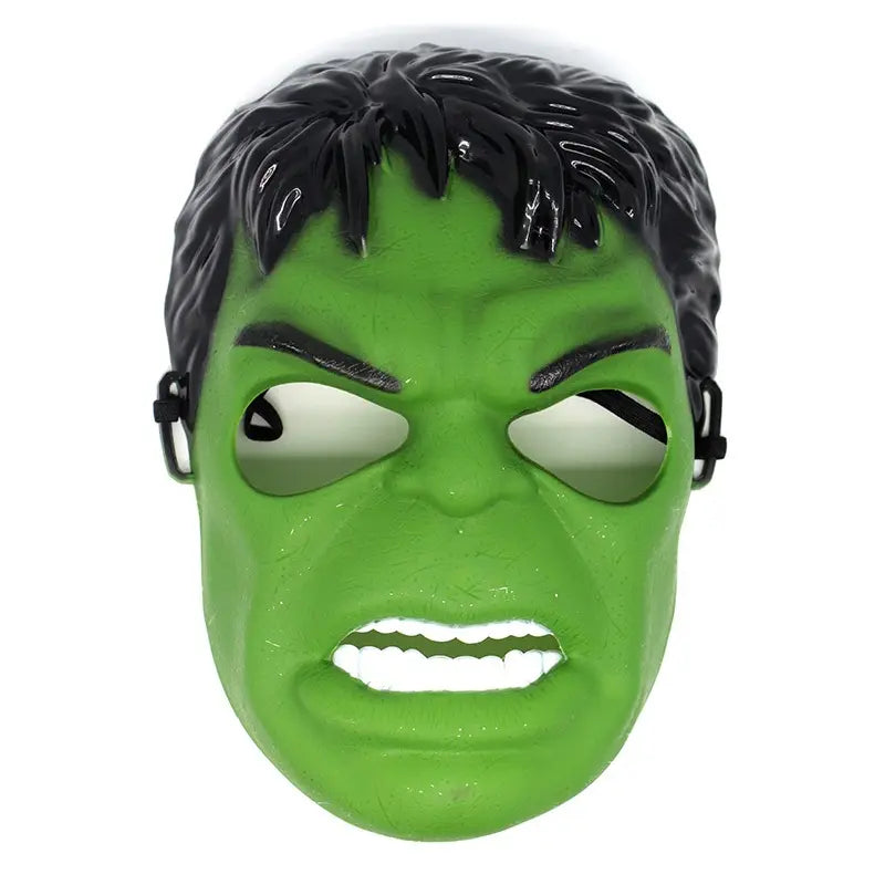 Green Savage Hero Plastic Mask