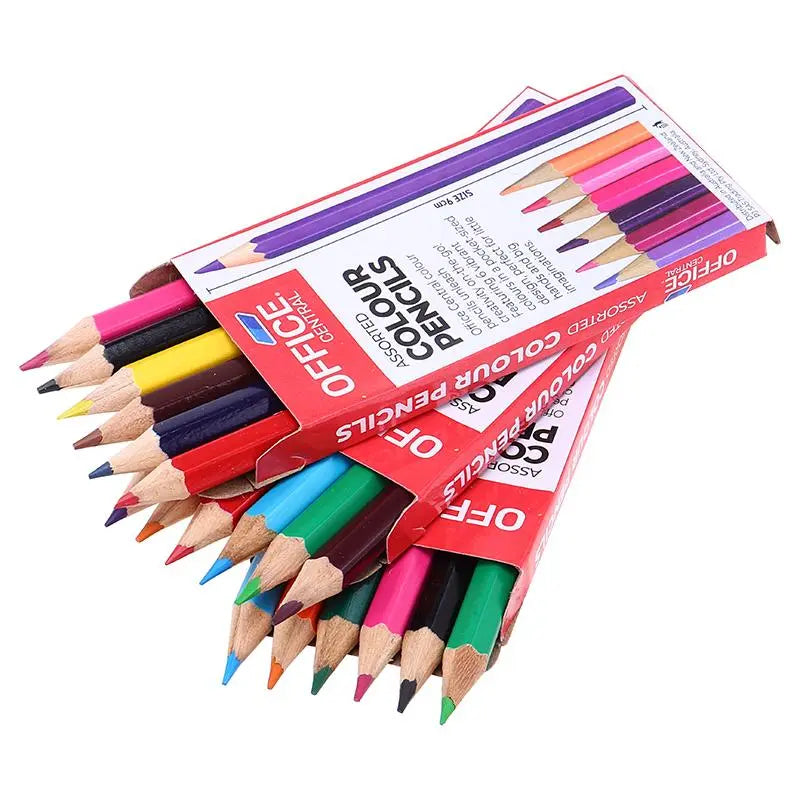 Mini Coloured Pencils 18pcs Assorted Colours
