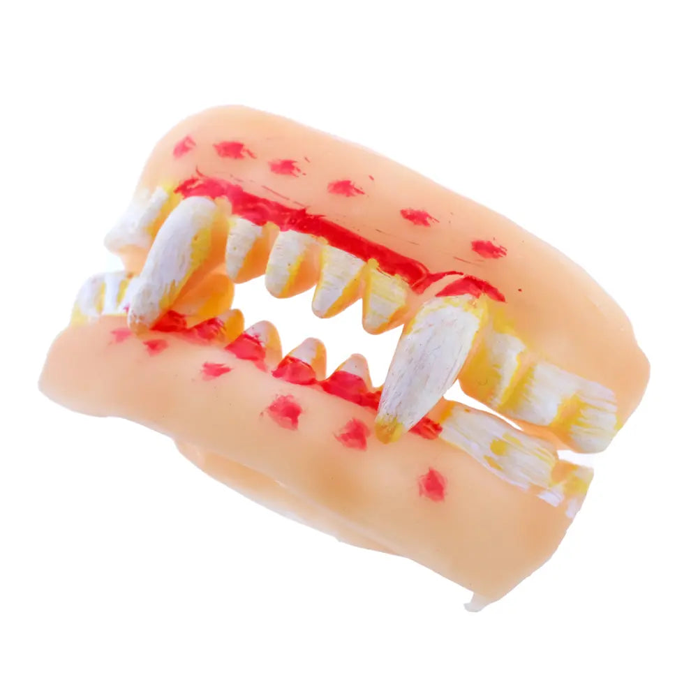 Spooky Fake Teeth 1pc (4 Assorted Designs) Halloween