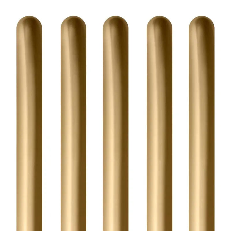 Sempertex 260s Metallic Reflex Gold Modelling Latex Balloons 50pk Twist & Shape