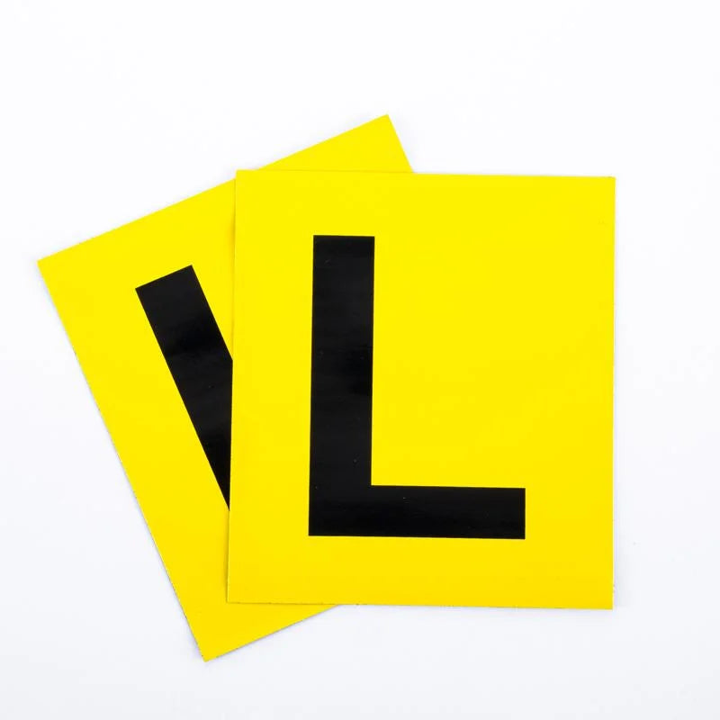 Magnetic Yellow L Plates 2pcs - All States