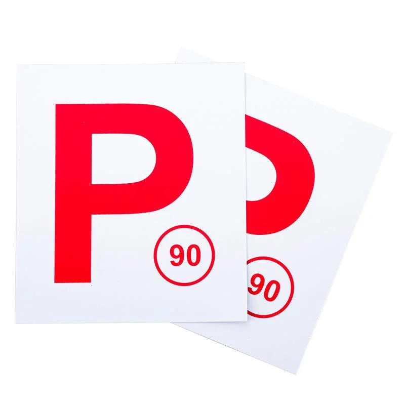 Magnetic Red P Plates 2pcs - NSW