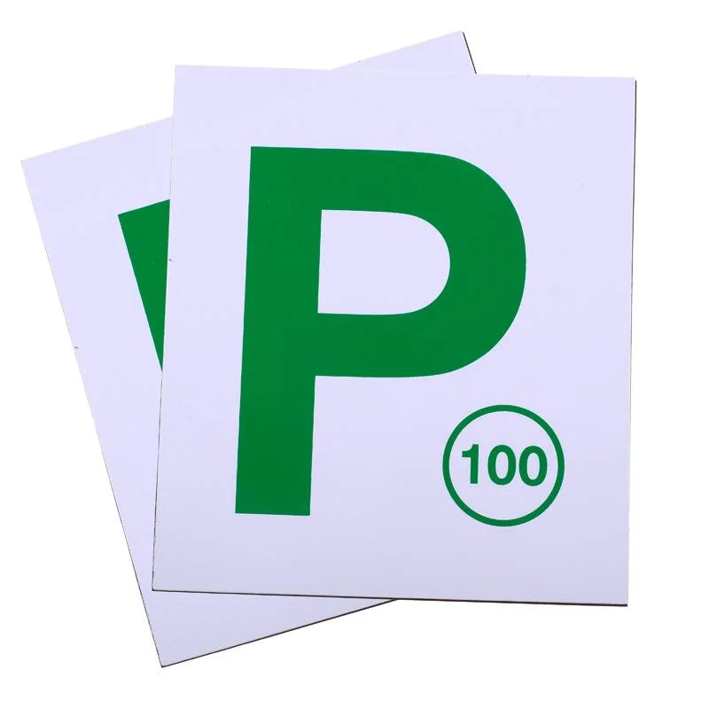 Magnetic Green P Plates 2pcs - NSW