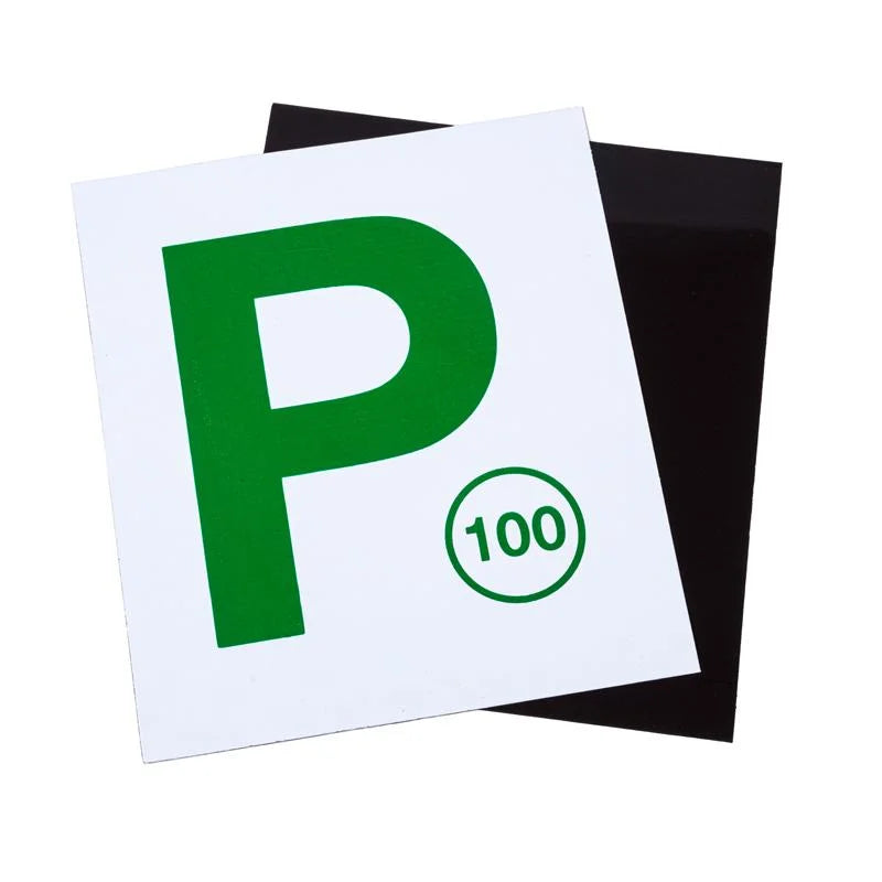 Magnetic Green P Plates 2pcs - NSW