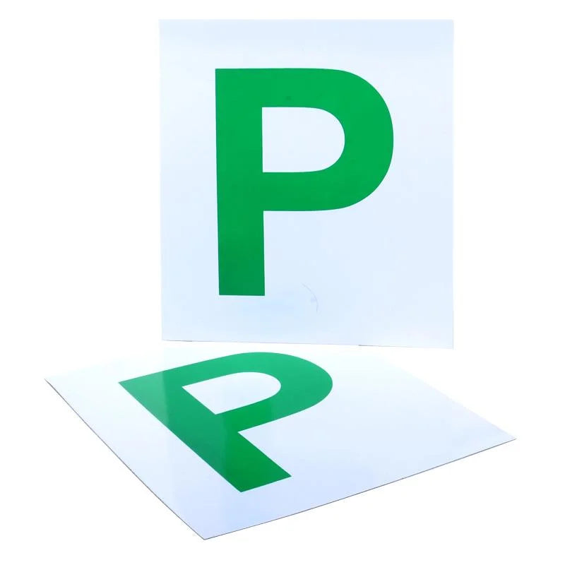 Magnetic Green P Plates 2pcs - QLD/TAS/ACT