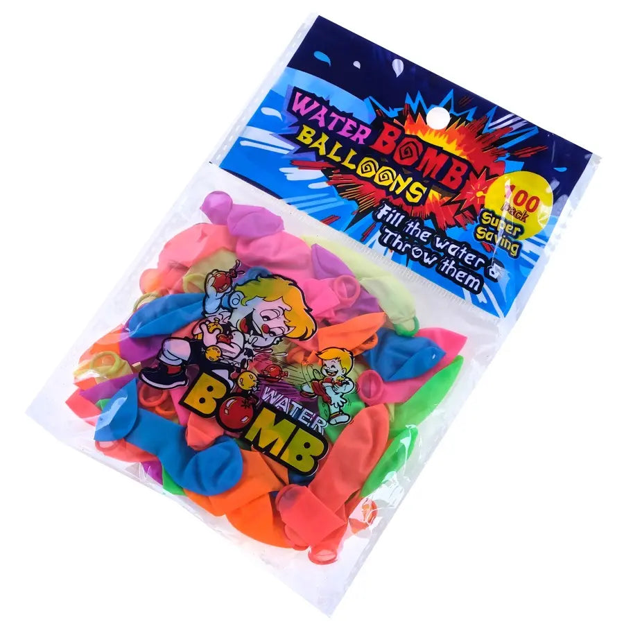 Water Bomb Balloons 100pcs Multi-coloured