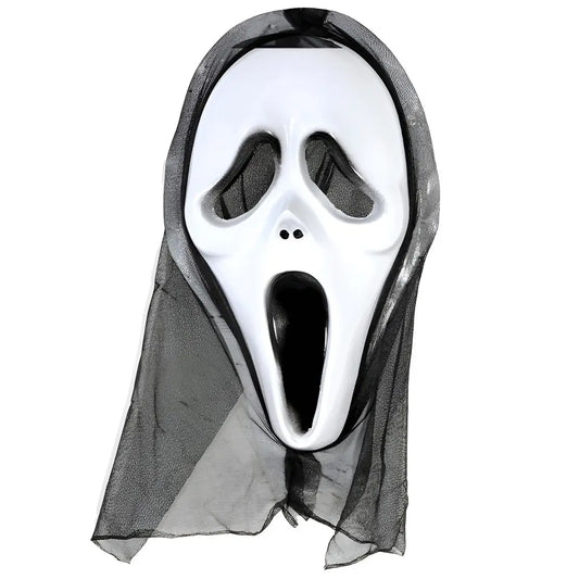 Hooded Ghost Mask Scream Halloween Accessories