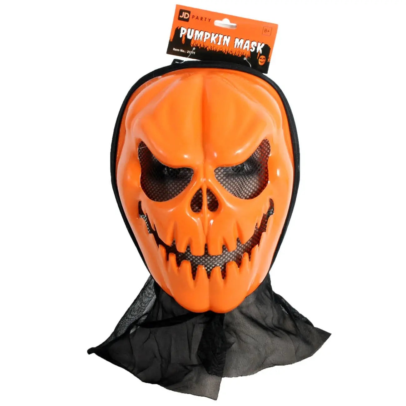 Orange Killer Pumpkin Skull Mask Halloween Accessories