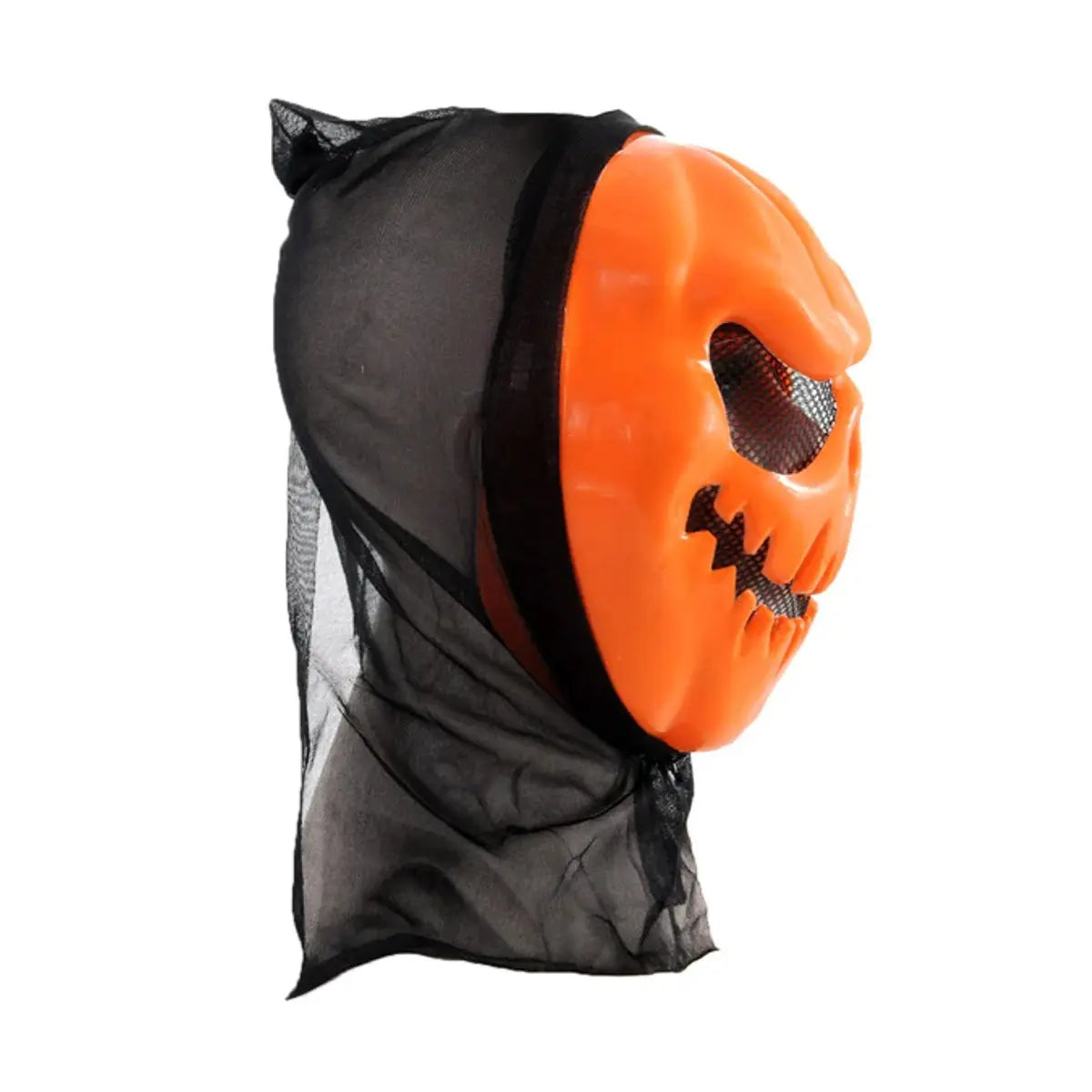 Orange Killer Pumpkin Skull Mask Halloween Accessories