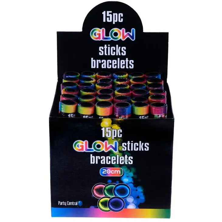 Glow Sticks 540pcs (36 Tubes) Glow In The Dark Party Multi-colour