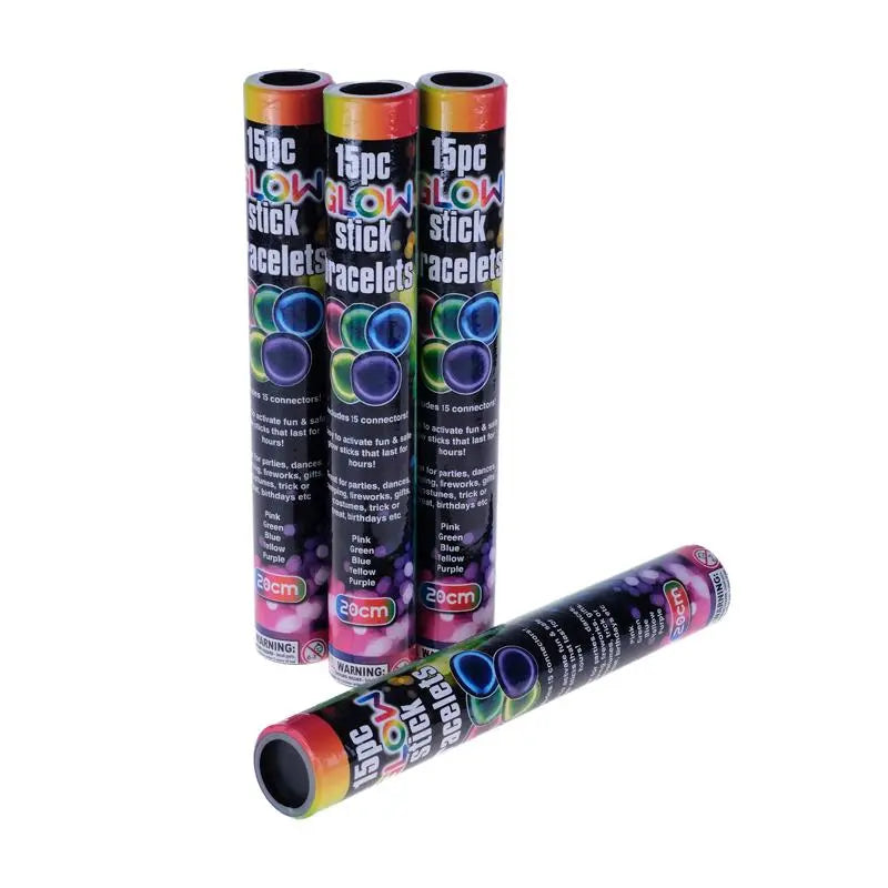 Glow Sticks 540pcs (36 Tubes) Glow In The Dark Party Multi-colour