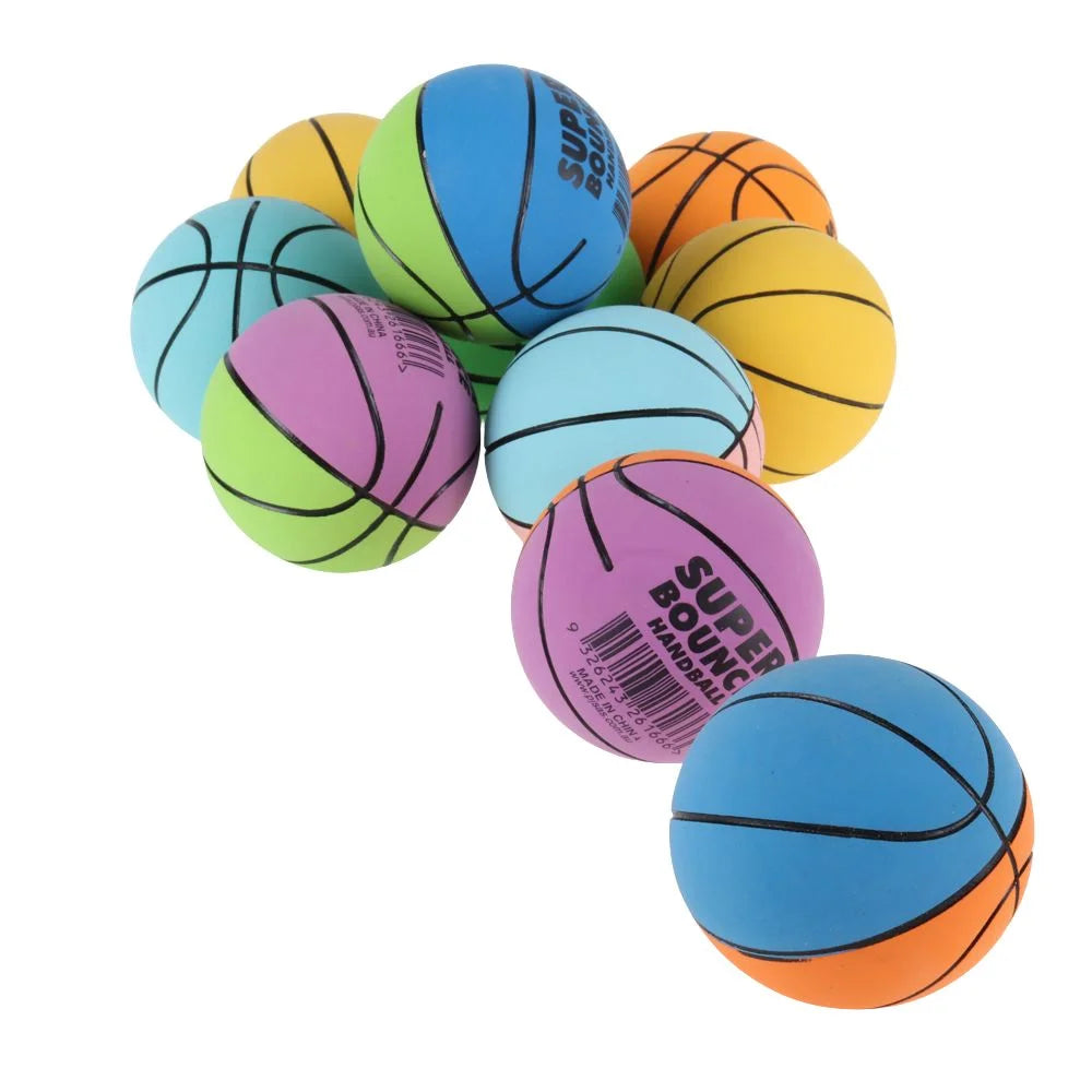 Super Bounce Hand Balls Basketballs 6cm 48pcs Party Favours