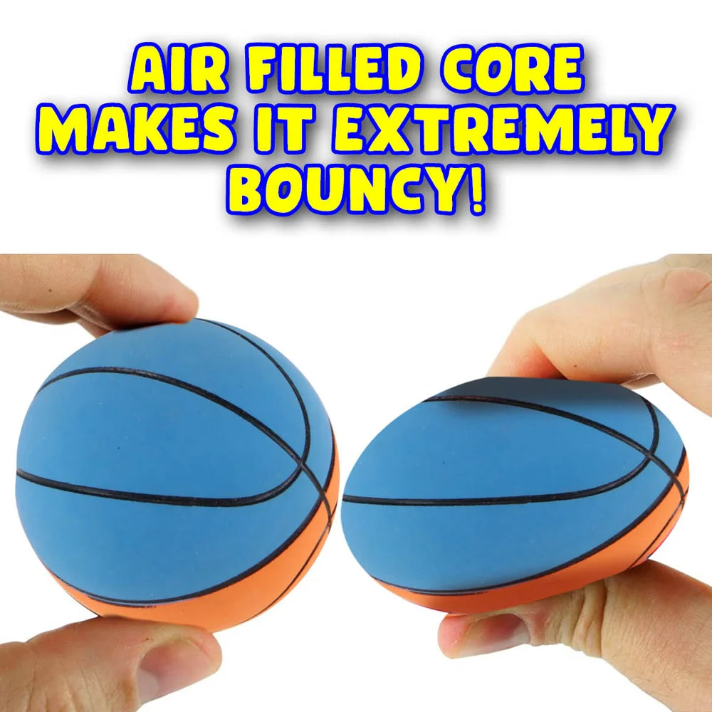Super Bounce Hand Balls Basketballs 6cm 48pcs Party Favours