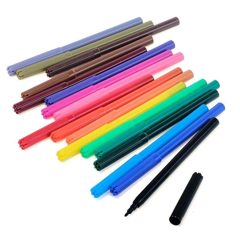 Colouring Pens Colour Markers 18pk Fine Tips