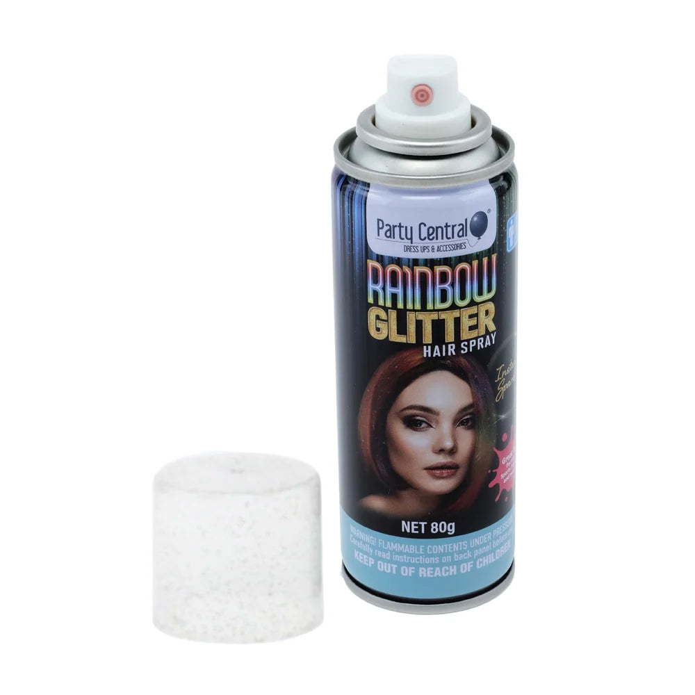 Rainbow Glitter Colour Hair Spray 125ml Temporary Coloured Hairspray