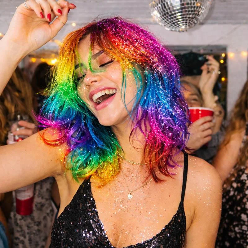 Rainbow Glitter Colour Hair Spray 125ml Temporary Coloured Hairspray