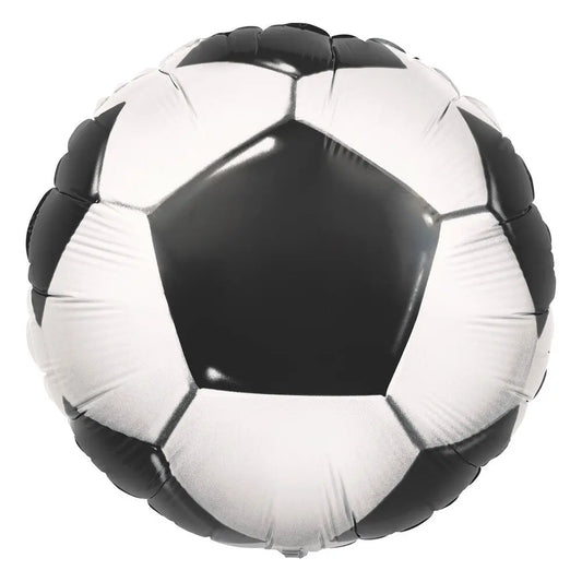 3D Soccer Ball Foil Balloon 45cm (18") Round