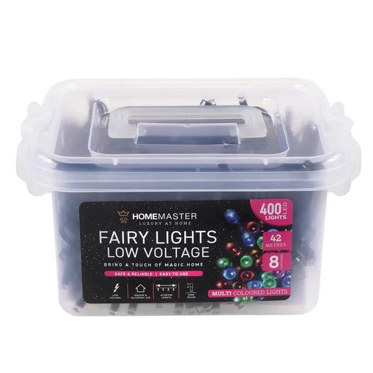 400 Multicolour LED Fairy Lights 42M Total Length 8 Functions