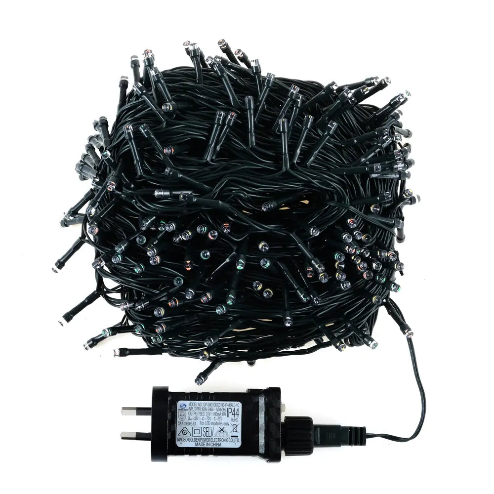 400 Multicolour LED Fairy Lights 42M Total Length 8 Functions