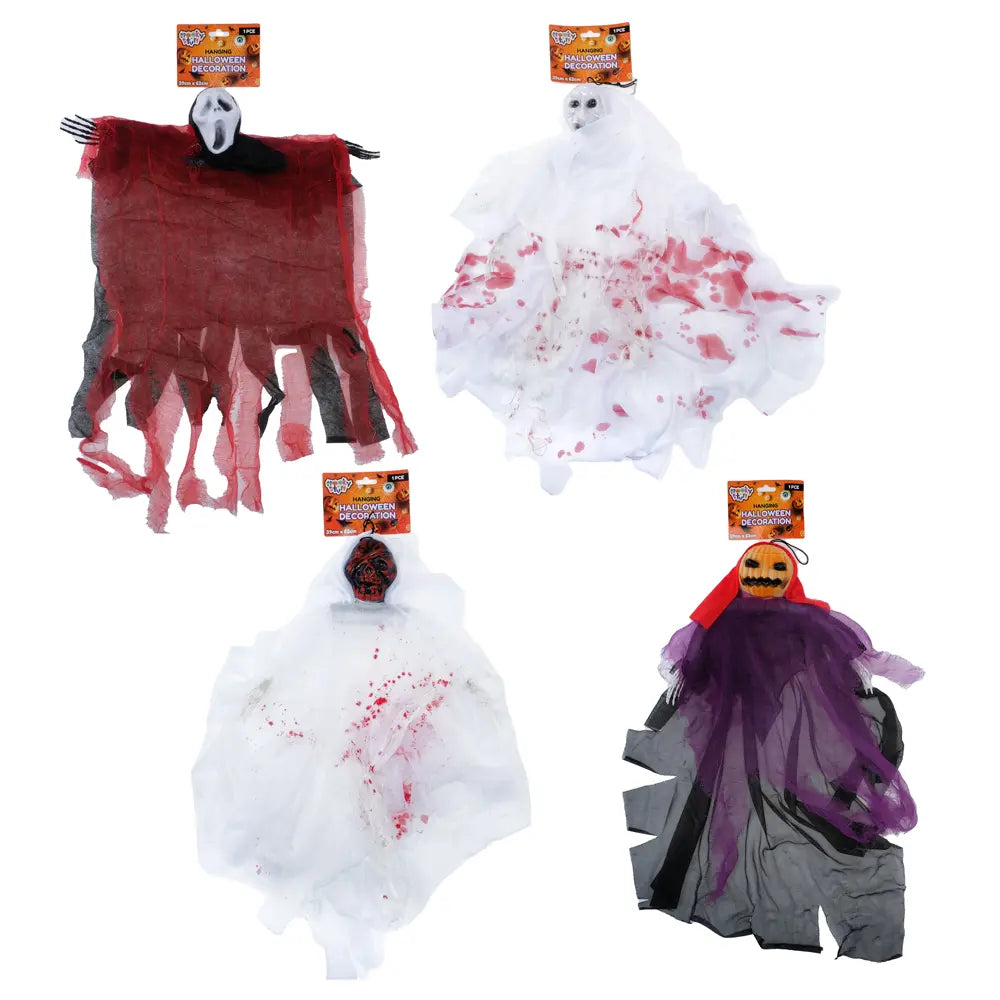 Halloween Hanging Decoration 1pc 35cm x 58cm (4 Assorted Designs)