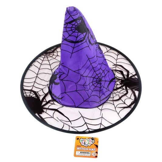 Purple Witch Hat Kids Size Halloween Accessories