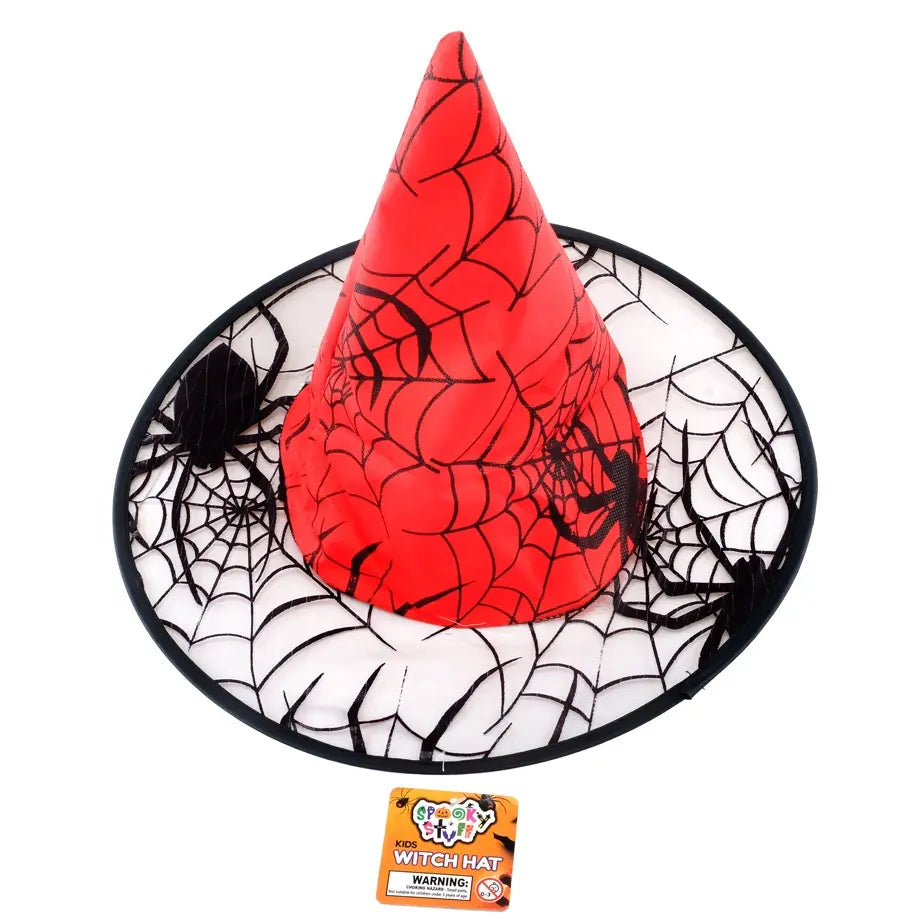 Red Witch Hat Kids Size Halloween Accessories