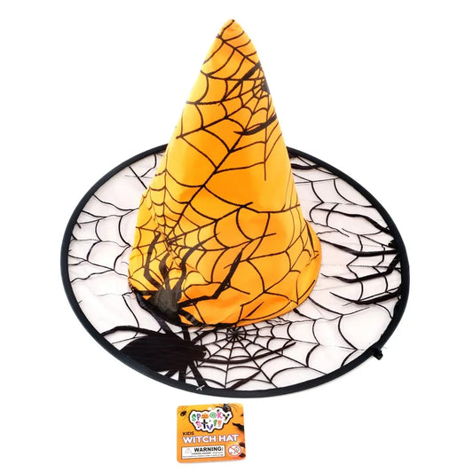 Orange Witch Hat Kids Size Halloween Accessories