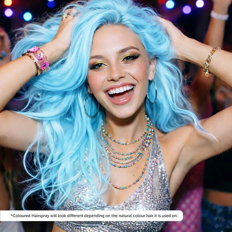 Baby Blue Colour Hair Spray 125ml Temporary Coloured Hairspray