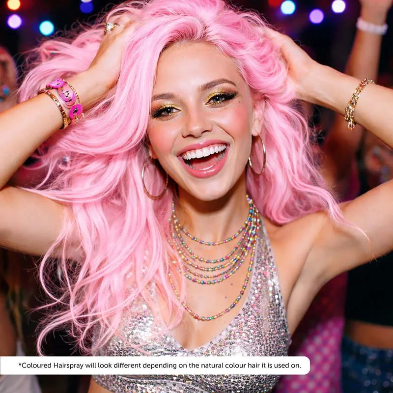 Baby Pink Colour Hair Spray 125ml Temporary Coloured Hairspray