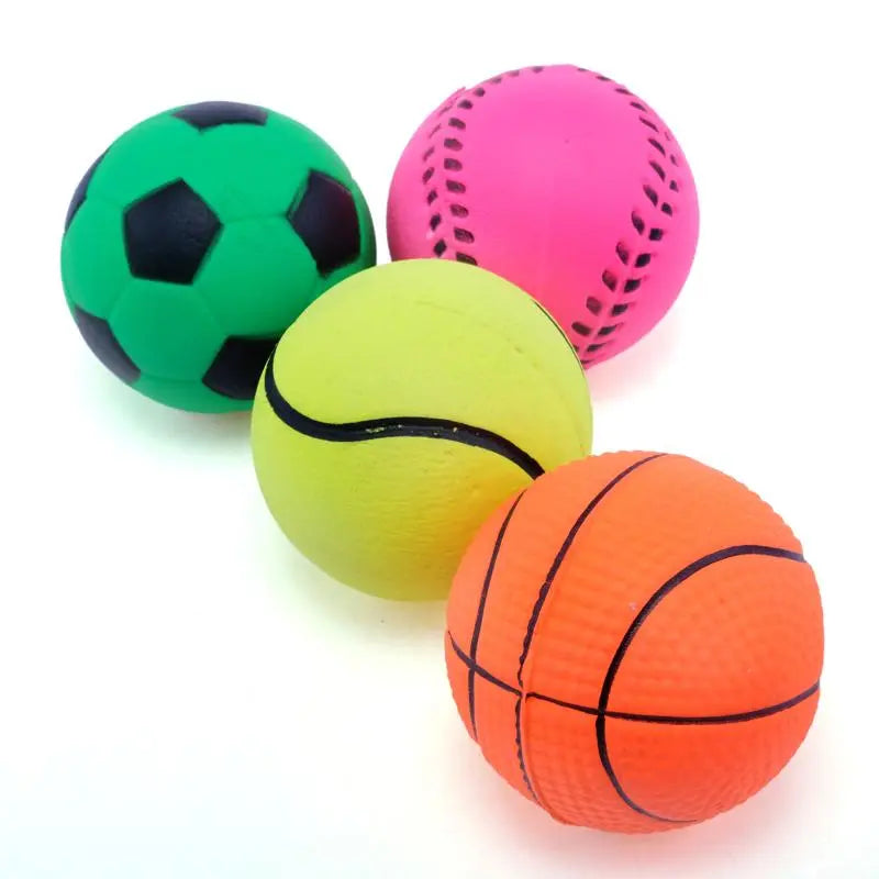 Sport Bounce Hand Balls 6cm 4pk Party Favours