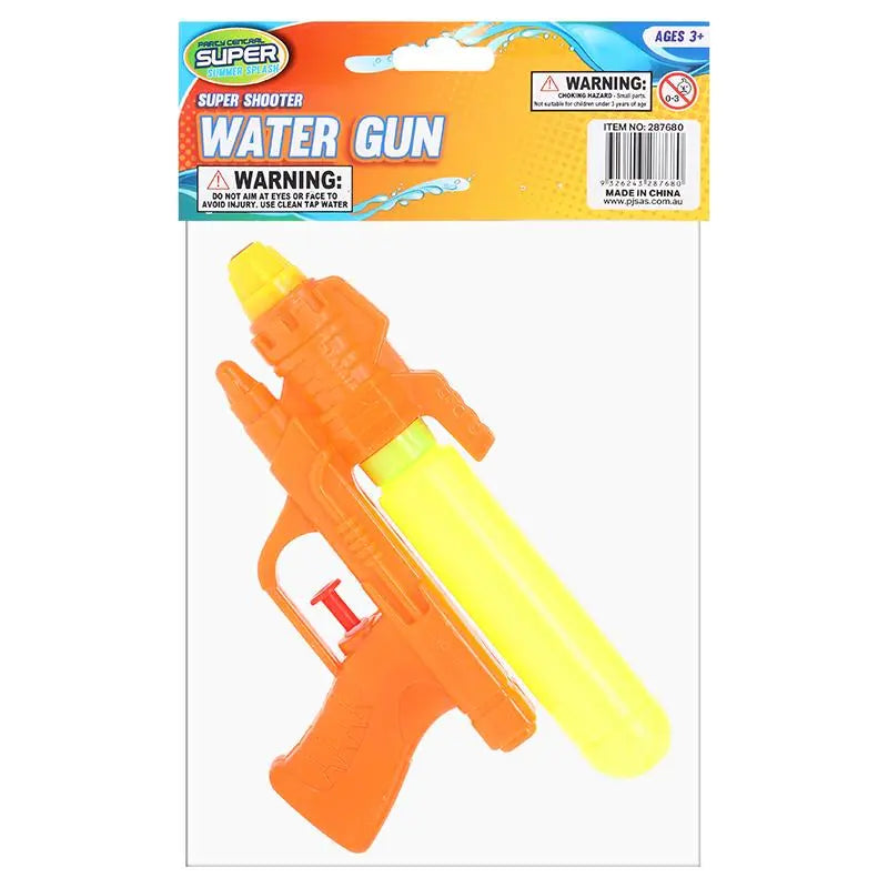 Water Guns 3pcs 19cm Shooters Assorted Colours