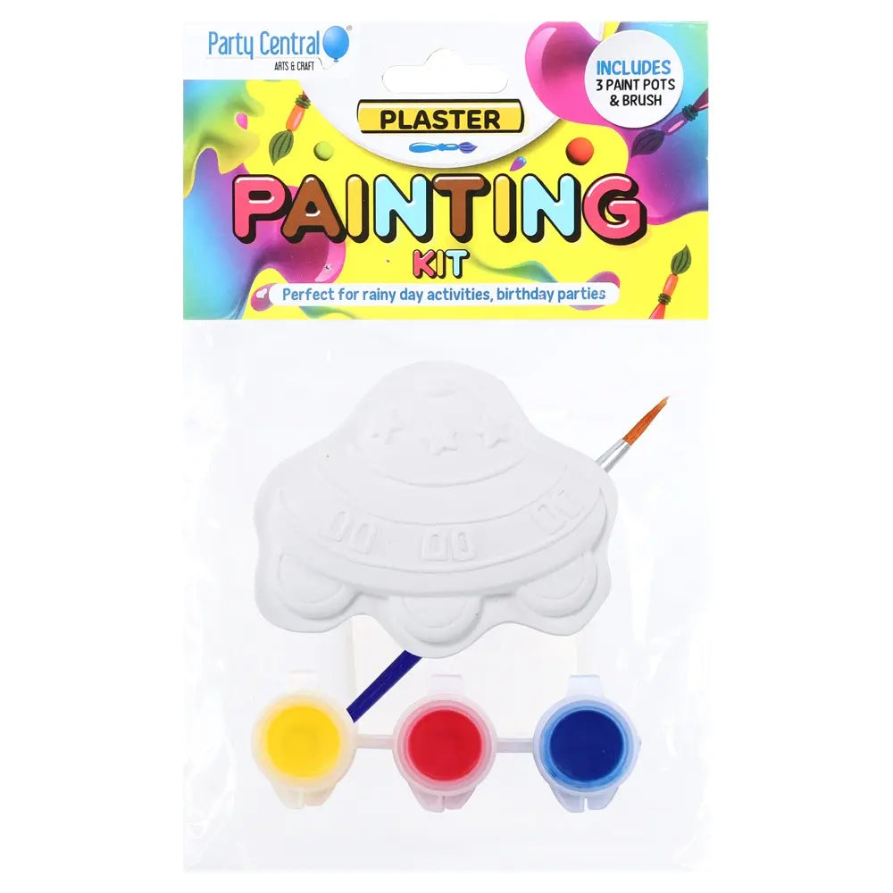 4 Plaster Painting Kits Assorted Shapes