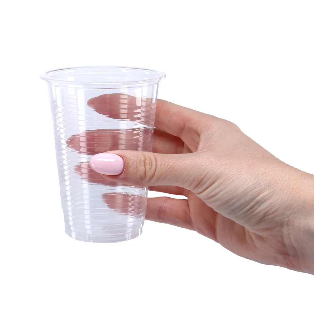 Clear Plastic Party Cups 200ml 50pcs Bulk Pack