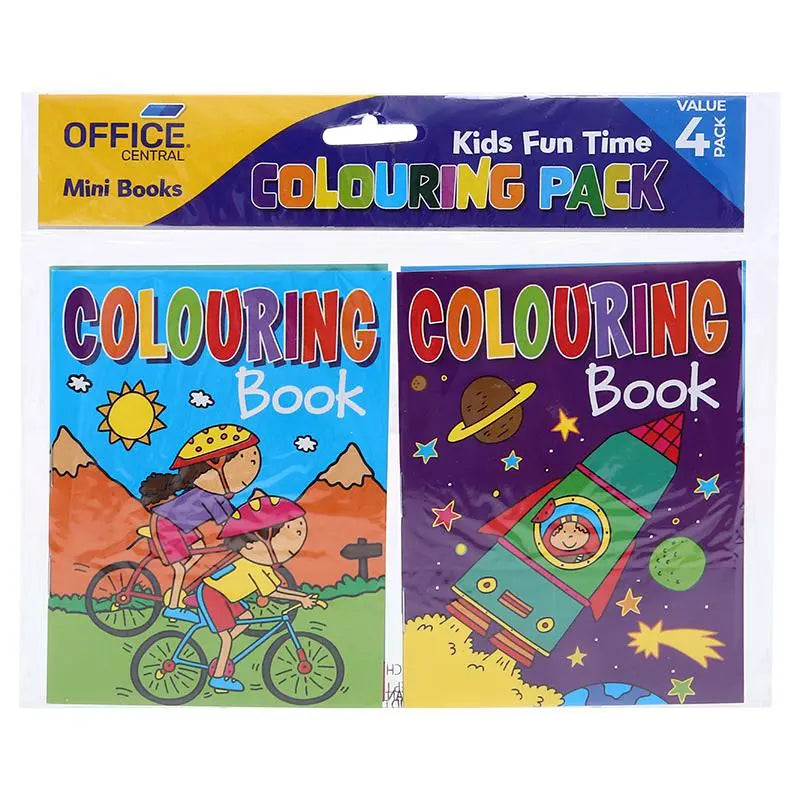 16 Mini Colouring Books 24-Page 135mm x 105mm