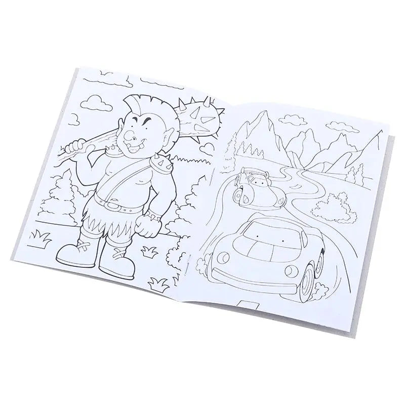 16 Mini Colouring Books 24-Page 135mm x 105mm