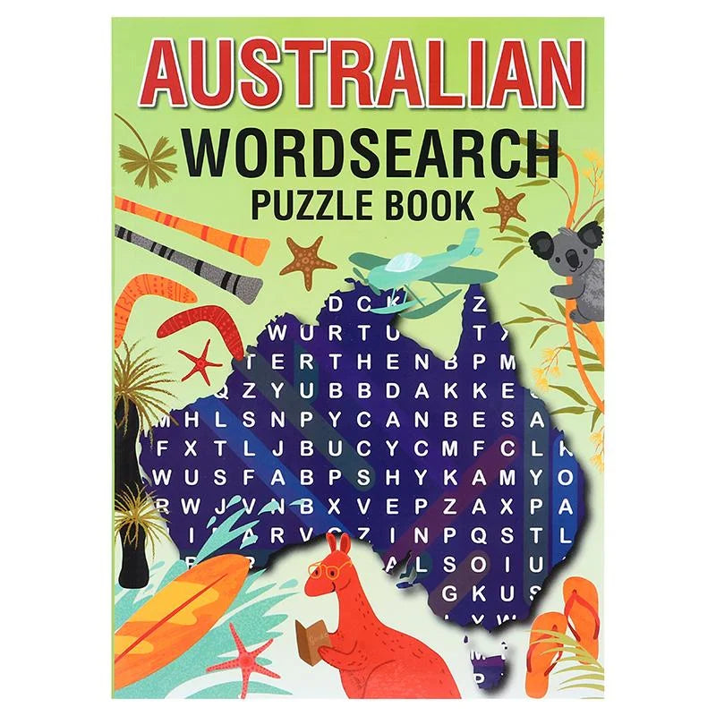 Word Search Puzzle Book 48-Page 270mm x 195mm Australian Theme