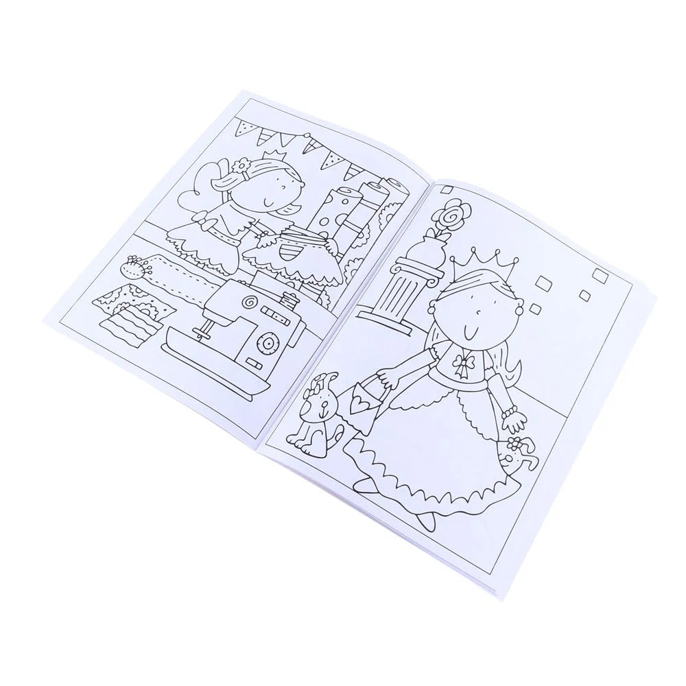 4 Colouring & Activity Books 270mm x 195mm 48-Page Assorted Designs