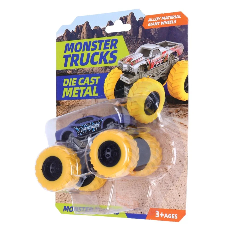 8 Monster Trucks 10 x 6.5 x 6cm Die Cast Metal