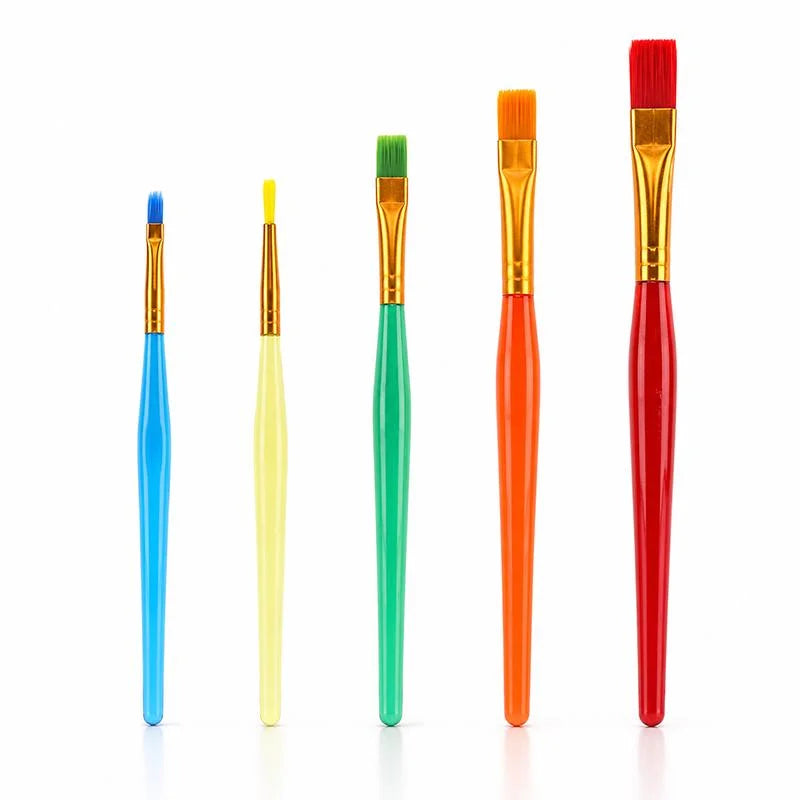 Artist Paint Brushes Set 5pcs Assorted Sizes