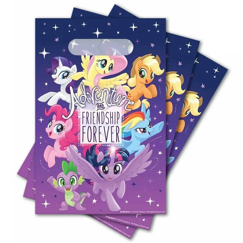 My Little Pony Plastic Party Bags 8pk Friendship Adventures