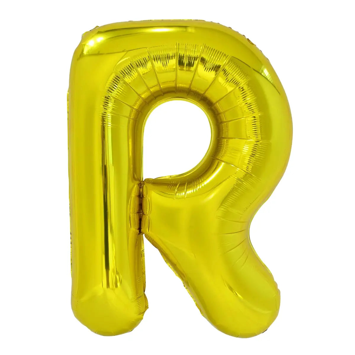 Gold Letter R Giant Alphabet Foil Balloon 86CM (34")