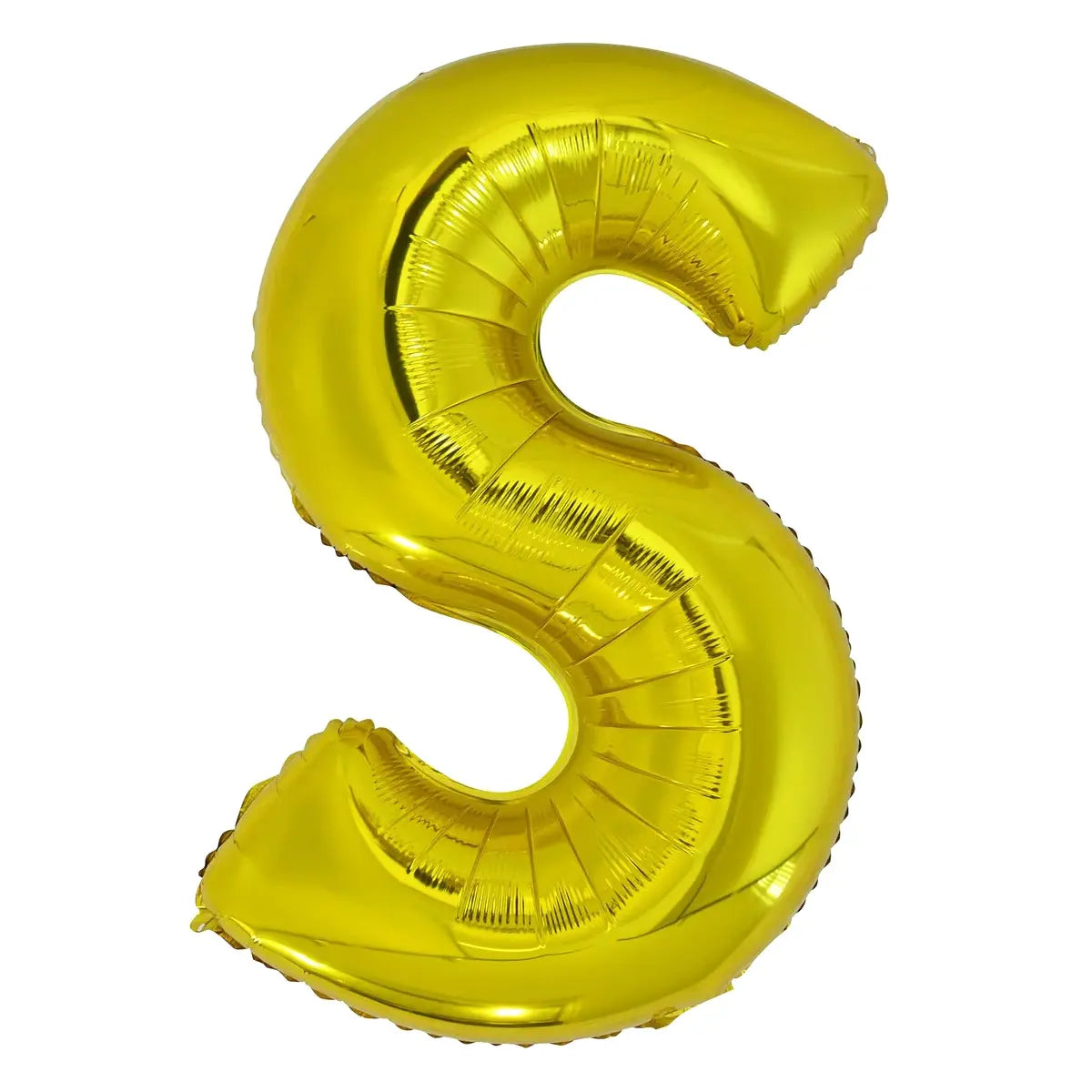 Gold Letter S Giant Alphabet Foil Balloon 86CM (34")