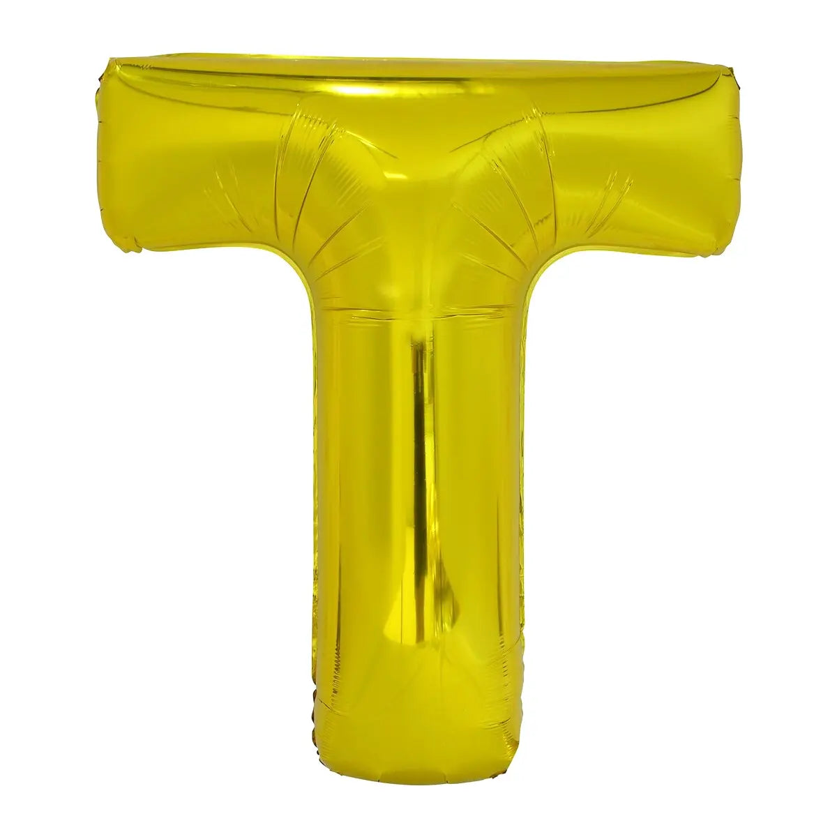 Gold Letter T Giant Alphabet Foil Balloon 86CM (34")