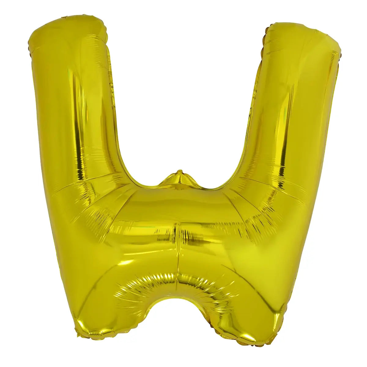 Gold Letter W Giant Alphabet Foil Balloon 86CM (34")