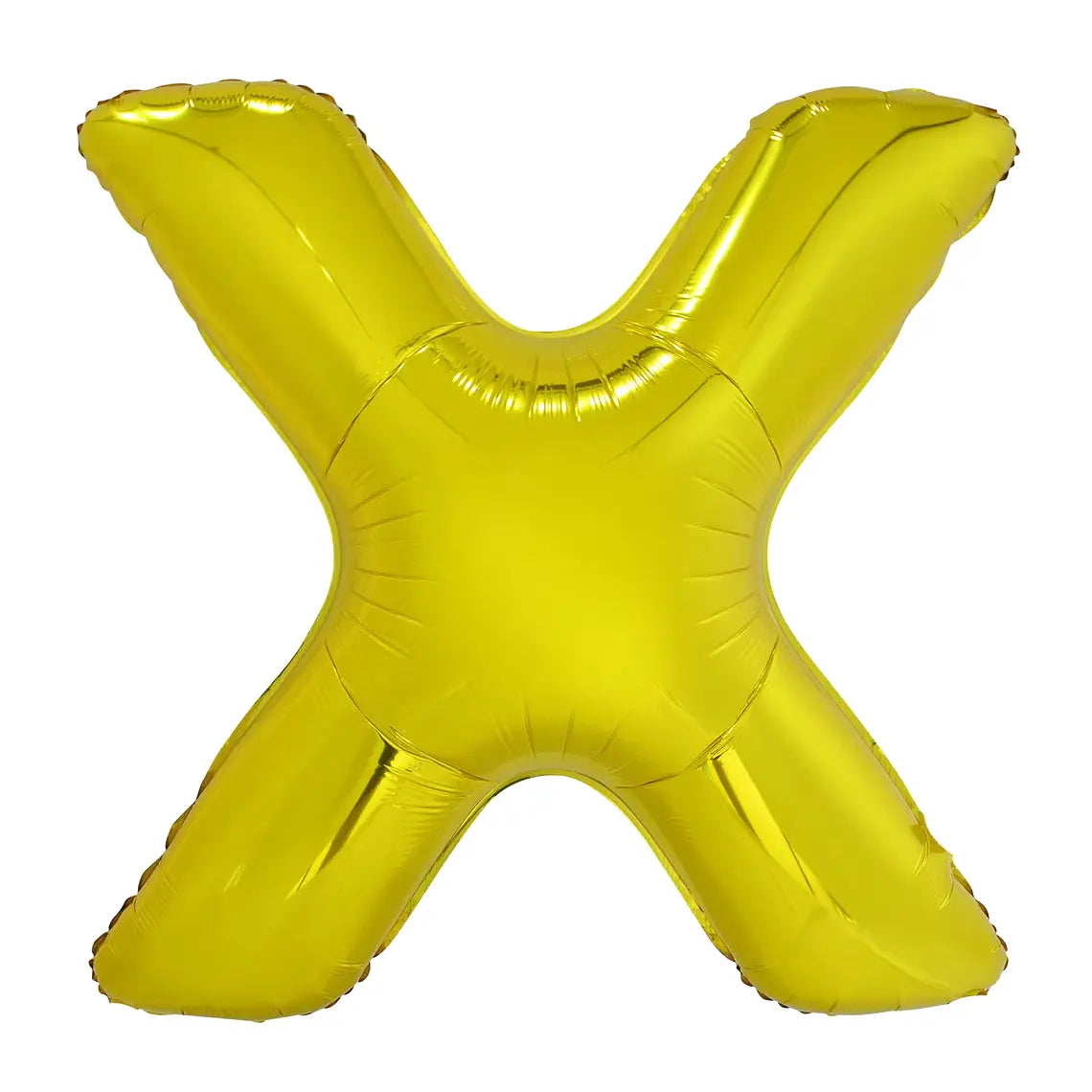 Gold Letter X Giant Alphabet Foil Balloon 86CM (34")
