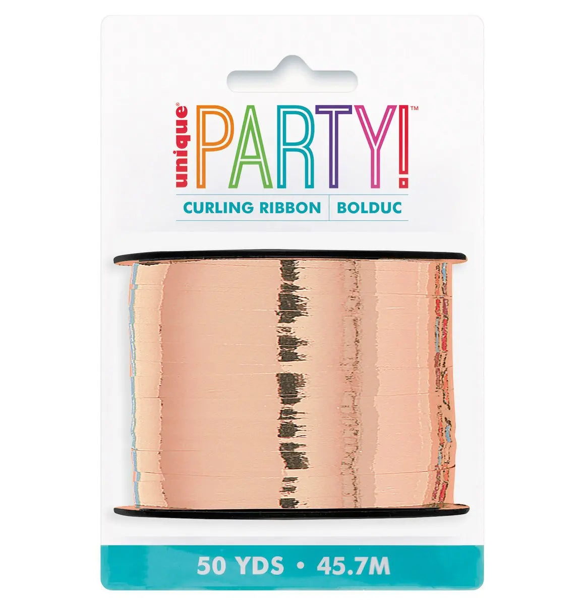 Metallic Rose Gold Curling Ribbon 45.7m (50yds)