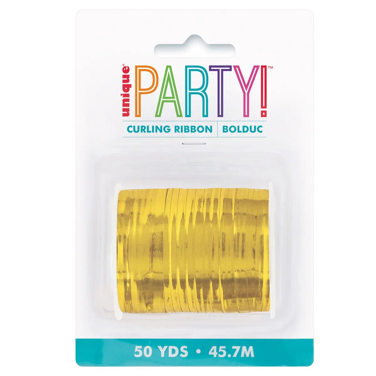 Metallic Gold Curling Ribbon 45.7m (50yds)