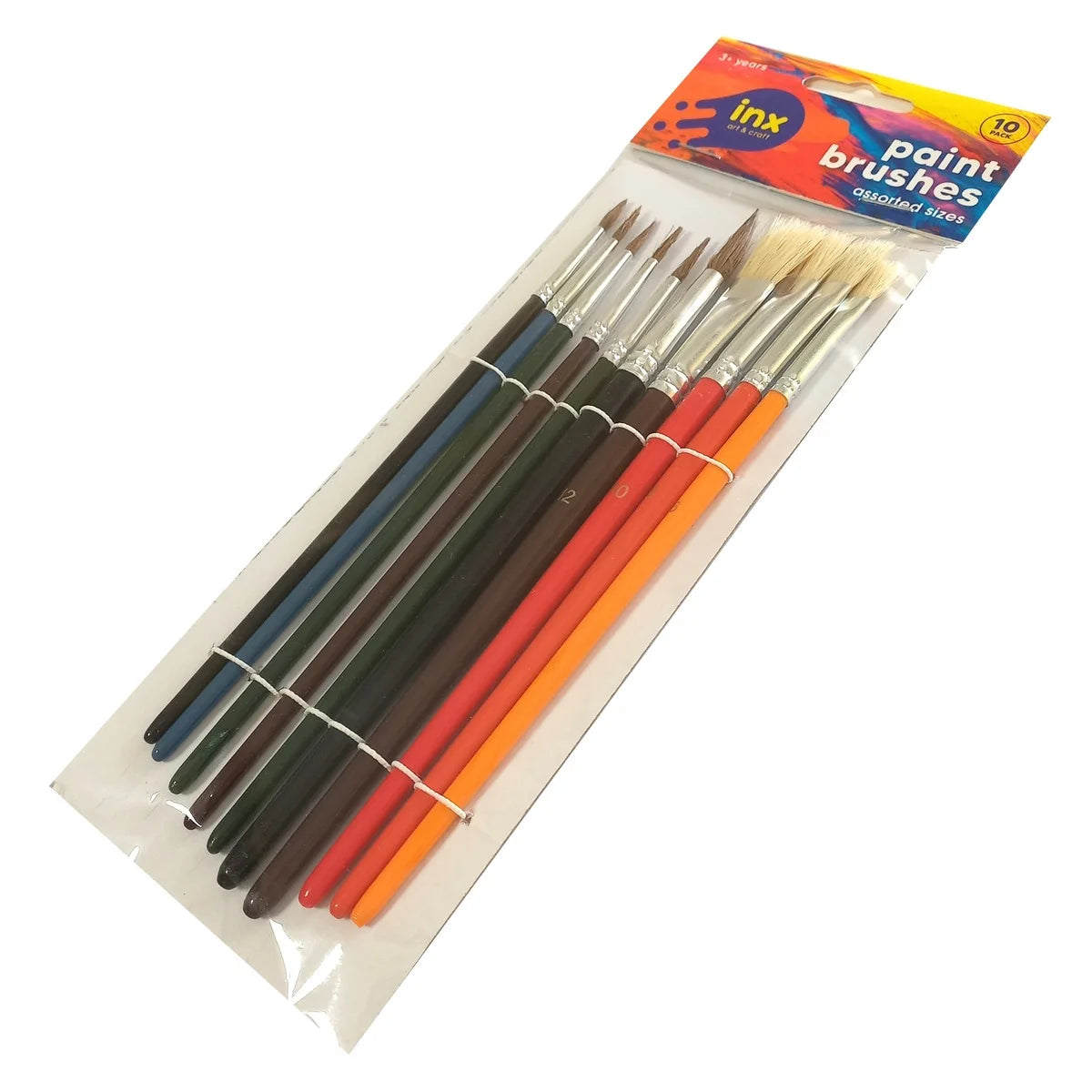 Artist Paint Brushes Set 10pcs Assorted Sizes